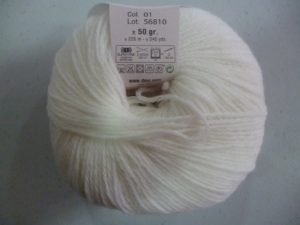 100% Baby N°01 de D.M.C coloris blanc