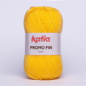 PROMO-FIN N°159 de KATIA pelote 50 g coloris Jaune Soleil