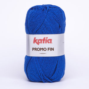 PROMO-FIN N°163 de KATIA pelote 50 g coloris Bleu Roi