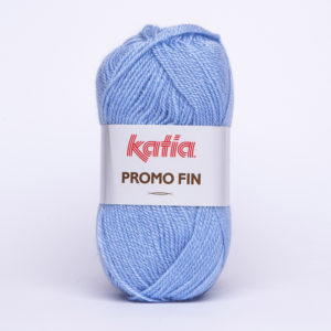 PROMO-FIN N°609 de KATIA pelote 50 g coloris Bleu