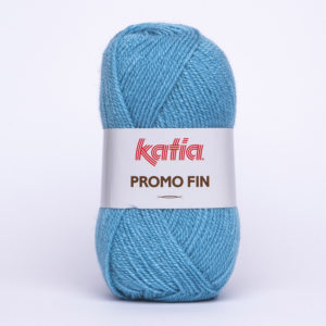 PROMO-FIN N°842 de KATIA pelote de 50 g coloris Turquoise