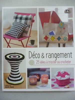 Livre “Déco & Rangement” 25 Idées au Tricot ou Crochet