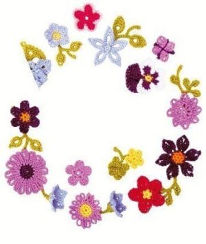 100 fleurs à crocheter Editions Le Temps Apprivoisé
