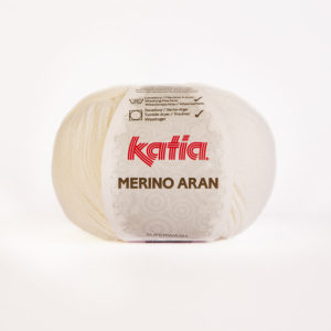Merino Aran N°01 de KATIA pelote de 100 g coloris Blanc