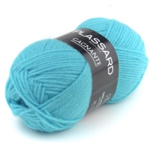 GAGNANTE N°950 de PLASSARD Sachet de 10 Pelotes Coloris Turquoise