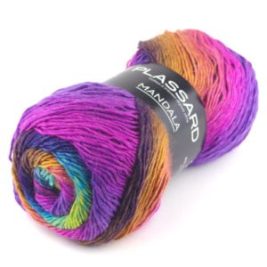 MANDALA  PLASSARD coloris N°1 Pelote de 150 Gr