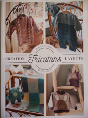 D.M.C “Tricotons Layette” 25 Modèles Inédits de 0 à 24 Mois