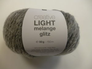 Light Melange Glitz N°002 de Rico Design Coloris Gris Mix