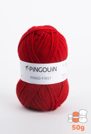 Pingo First de Pingouin sachet de 10 Pelotes de 50gr coloris Cerise