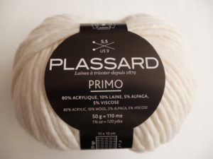 PRIMO N°02 de PLASSARD Coloris Neige