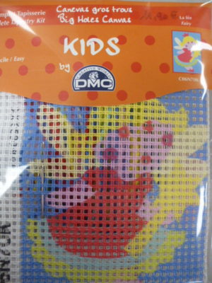 Kit Canevas Gros Trous pour enfants de DMC “La Fée”