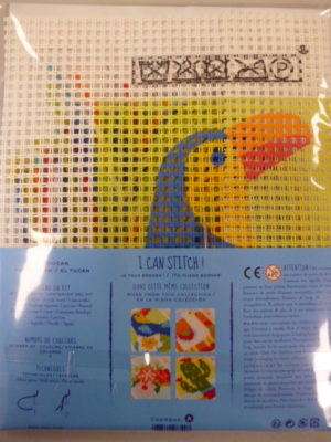 Kit Canevas Gros Trous pour enfants de DMC “Le Toucan”