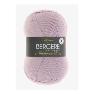Mérinos 2.5 de Bergère de France coloris 20038 Rose Bébé