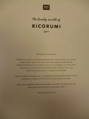 RICORUMI “SPACE” de Rico Design Nouveau Catalogue 2021
