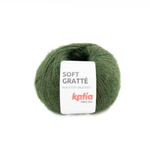 Soft Gratté N°71 de KATIA Automne-Hiver 2021/22 coloris Kaki