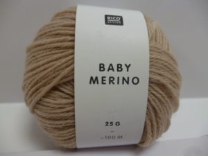 Baby Merino N°002 de Rico Design Coloris Naturel