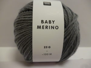 Baby Merino N°004 de Rico Design Coloris Gris
