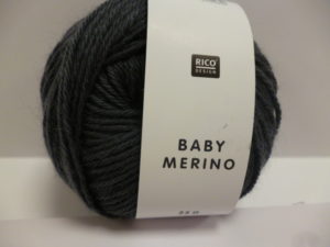 Baby Merino N°005 de Rico Design Coloris Anthracite
