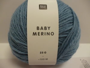 Baby Merino N°012 de Rico Design Coloris Bleu