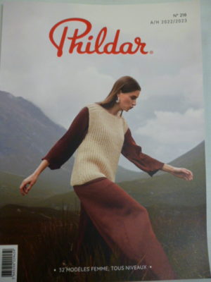Phildar N°218 ” Fils Nobles” Automne-Hiver 2022/23