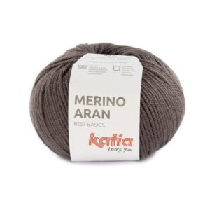 Merino Aran N°94 de KATIA pelote de 100 g coloris Aubergine