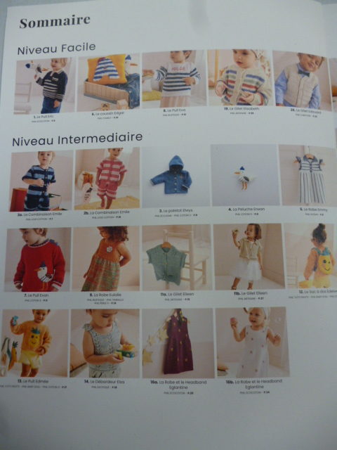 Phildar N°224 Layette “Maille à l’honneur” 1 à 4 ans Printemps-été 2023